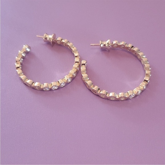 Baroness 1.25" Hoops Gold - Picture 4 of 7